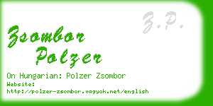 zsombor polzer business card